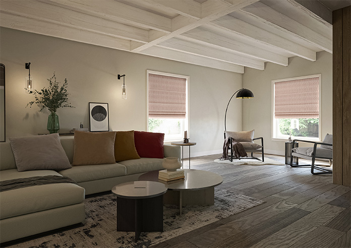 Braemar, Sirocco Red - Motorised Roman Blind - Image 6